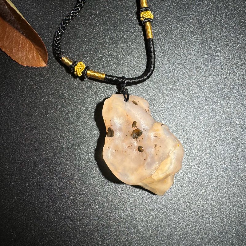 Himalayas Natural Magnesite Rare Stone Pendant