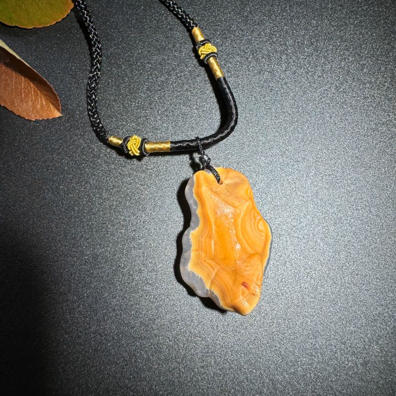 Himalayas Natural Magnesite Rare Stone Pendant