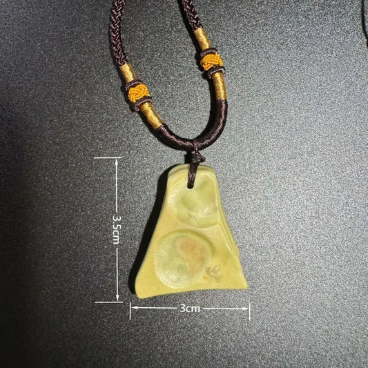 Himalayas Natural Talc Rare Stone Pendant