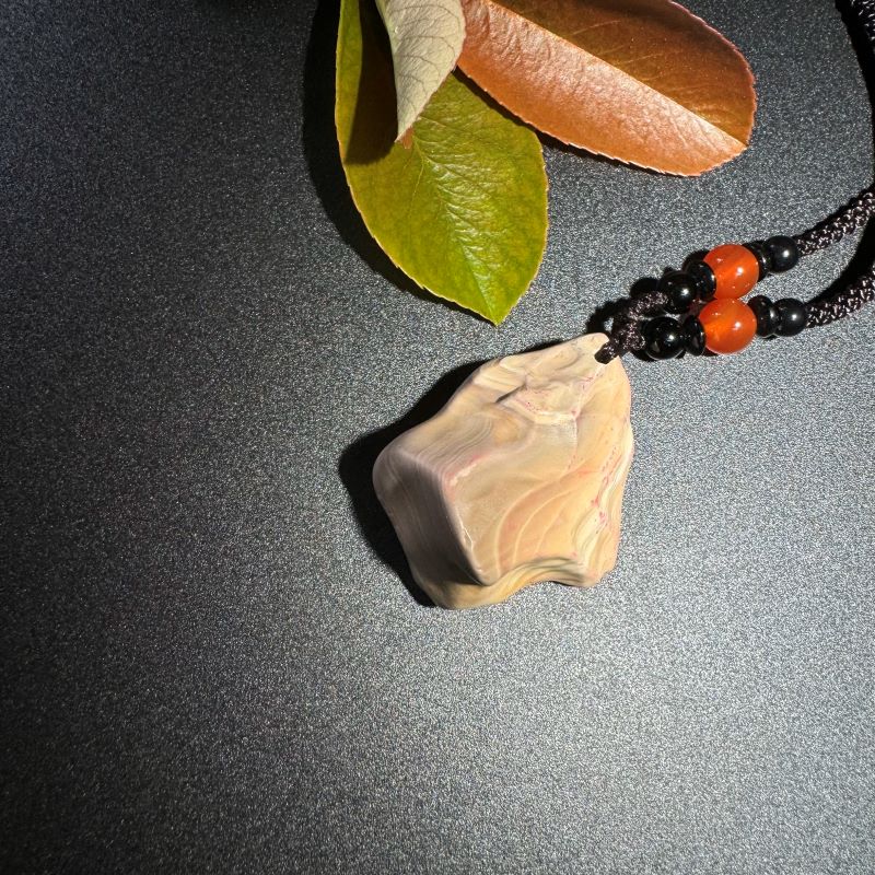 Himalayas Natural Yttrofluorite Rare Stone Pendant