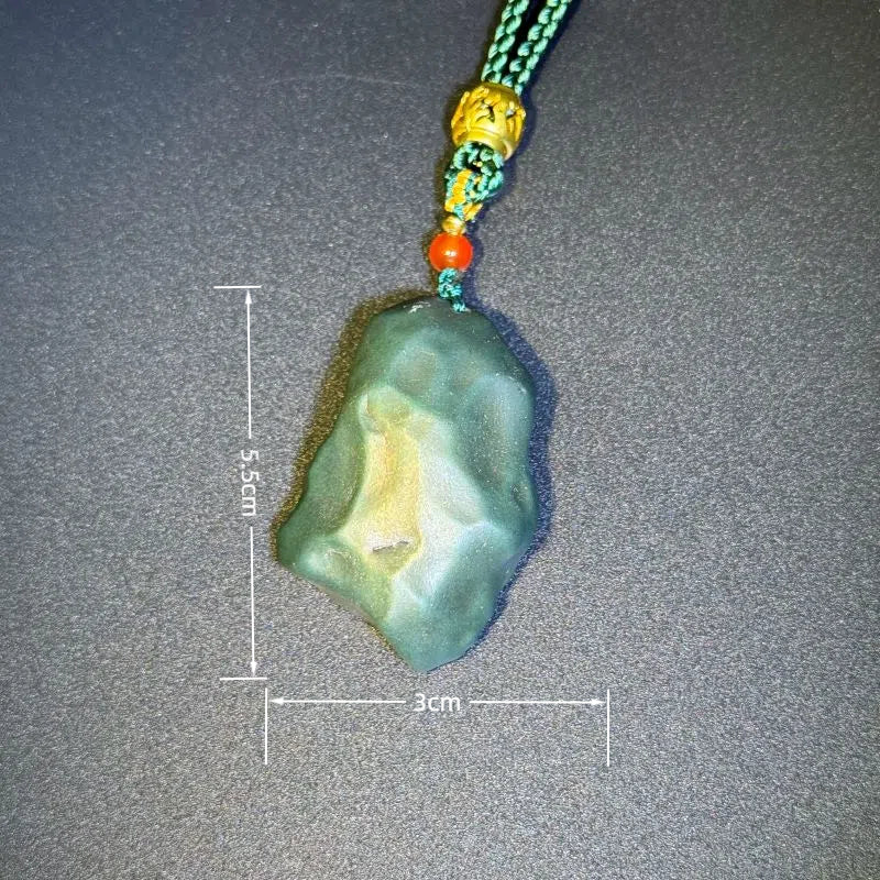 Himalayas Natural Green Aventurine Rare Stone Hand Rope