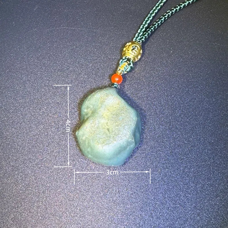 Himalayas Natural Prehnite Rare Stone Hand Rope