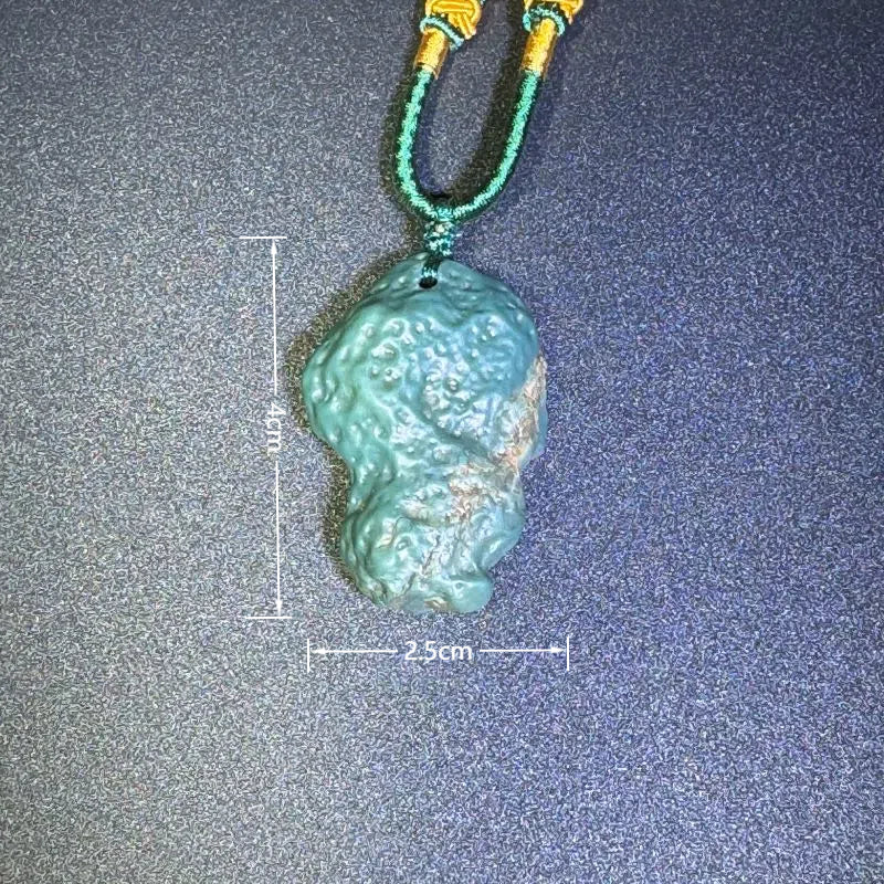 Himalayas Natural Variscite Rare Stone Pendant