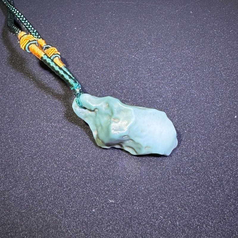 Himalayas Natural Malachite Rare Stone Pendant