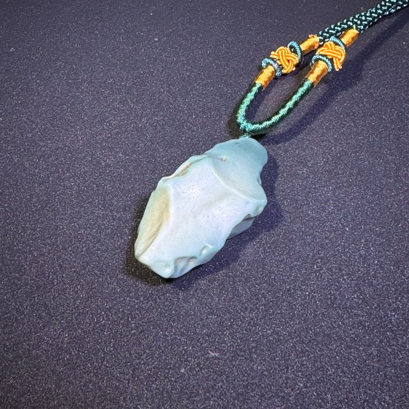 Himalayas Natural Malachite Rare Stone Pendant