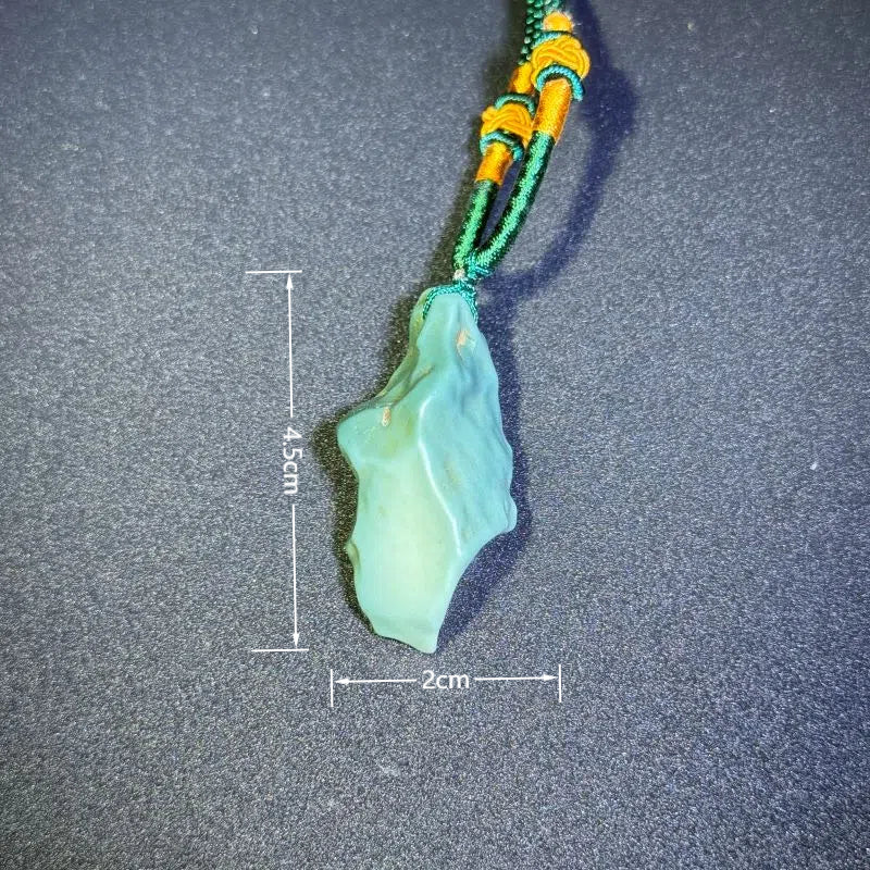 Himalayas Natural Malachite Rare Stone Pendant