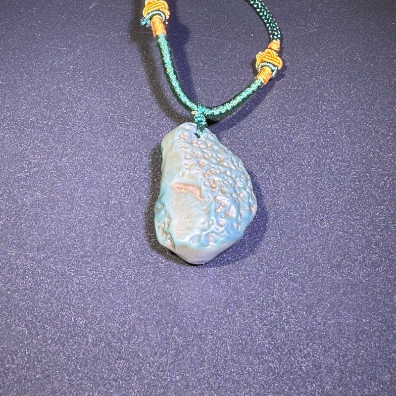 Himalayas Natural Green Apatite Rare Stone Pendant