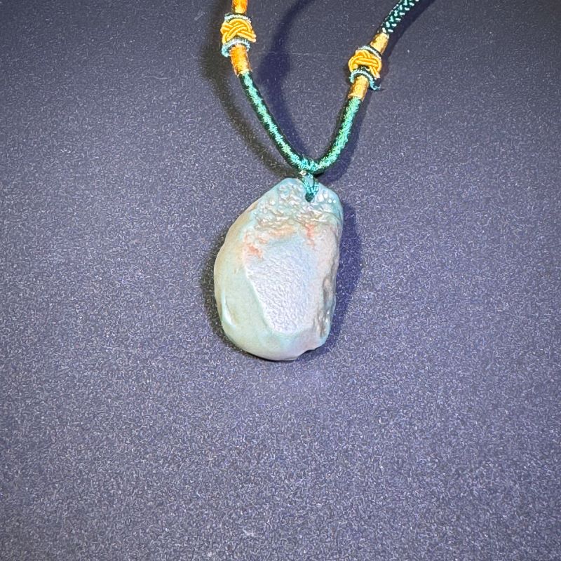 Himalayas Natural Green Apatite Rare Stone Pendant