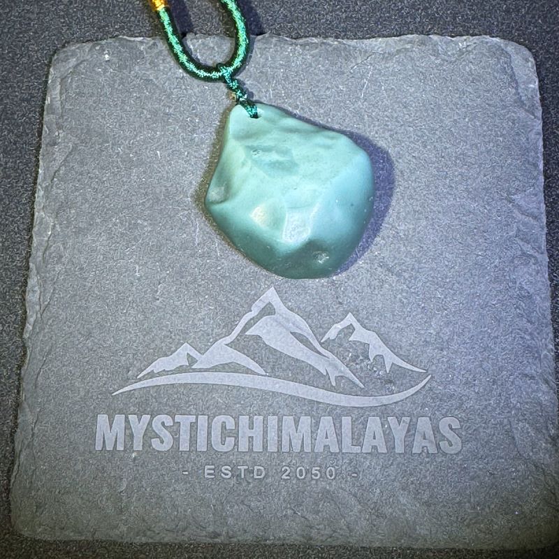 Himalayas Natural Moss Agate Rare Stone Pendant