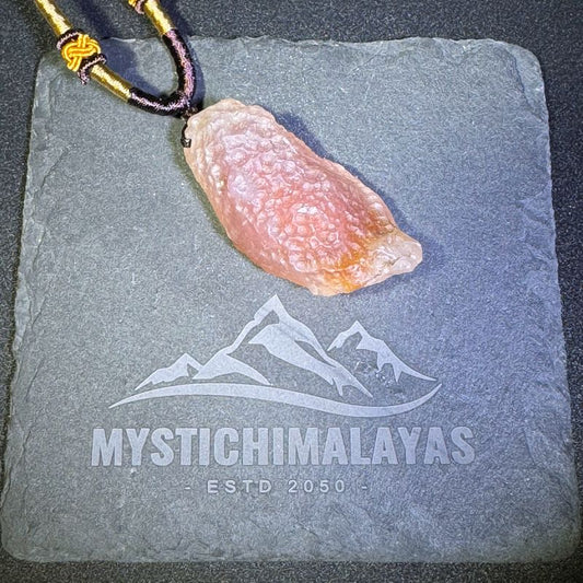 Himalayas Natural Snake Skin Agate Rare Stone Pendant