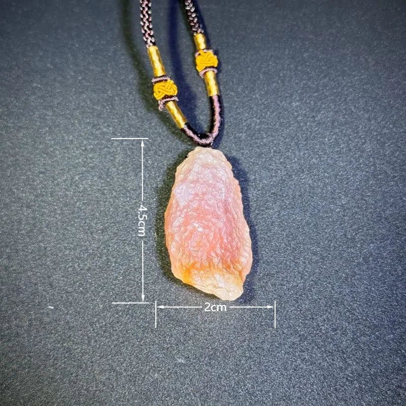 Himalayas Natural Snake Skin Agate Rare Stone Pendant