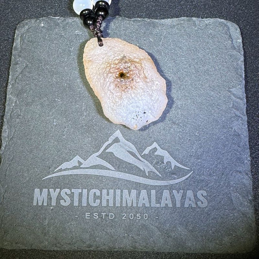 Himalayas Natural Thunder Egg Agate Rare Stone Pendant