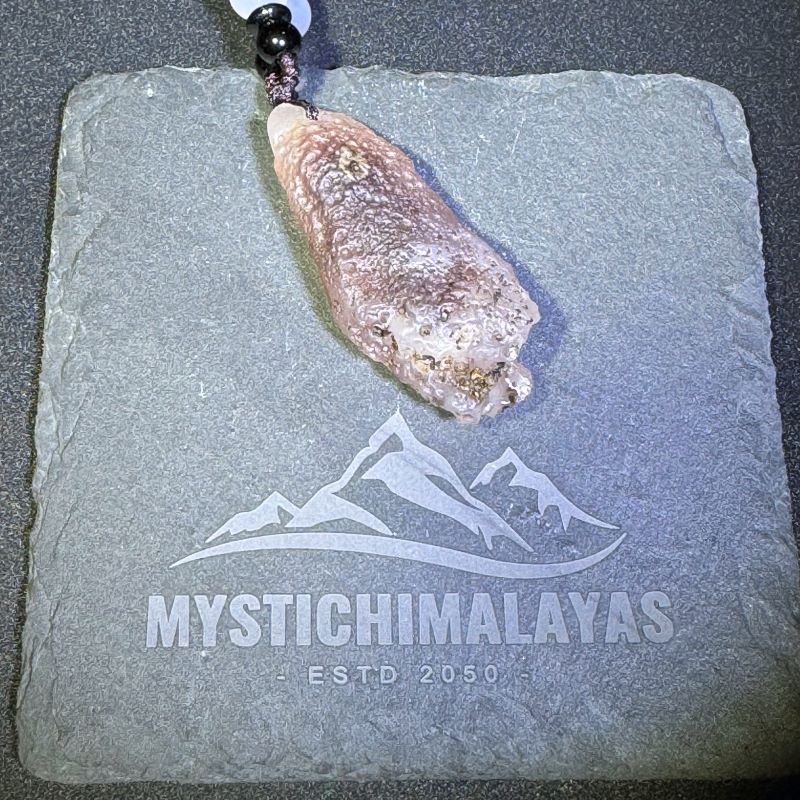 Himalayas Natural Mexican Agate Rare Stone Pendant