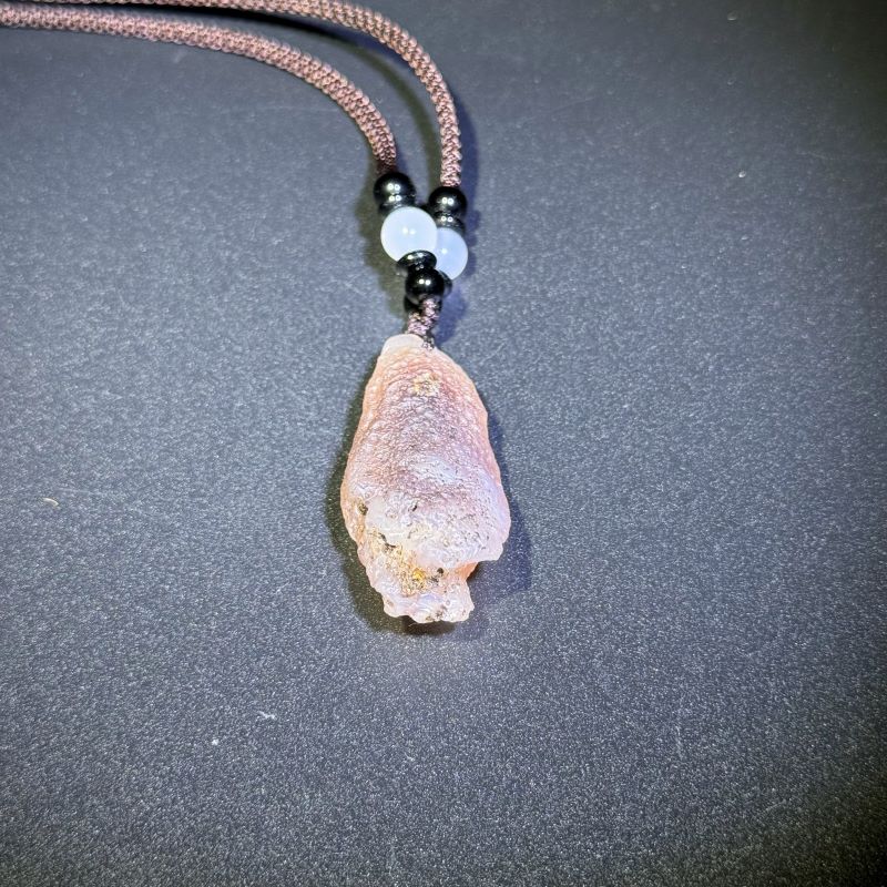 Himalayas Natural Mexican Agate Rare Stone Pendant