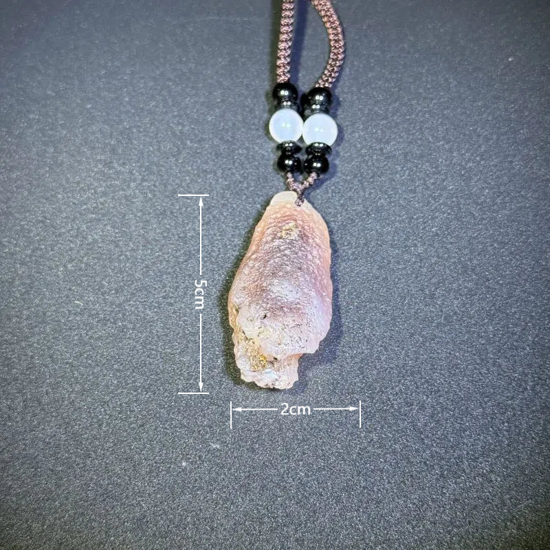 Himalayas Natural Mexican Agate Rare Stone Pendant