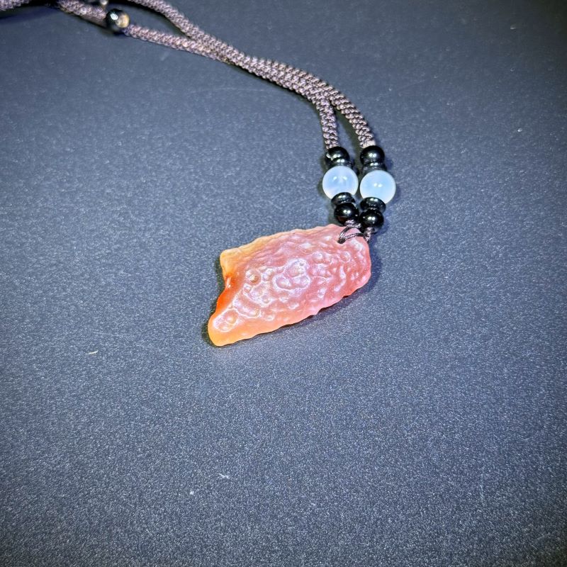 Himalayas Natural Fairburn Agate Rare Stone Pendant