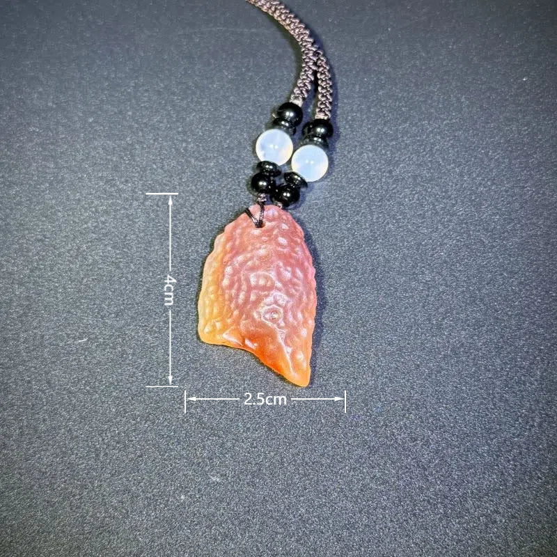 Himalayas Natural Fairburn Agate Rare Stone Pendant