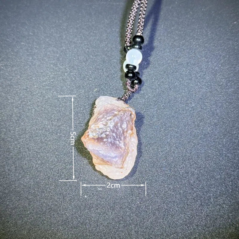 Himalayas Natural Piranha Agate Rare Stone Pendant