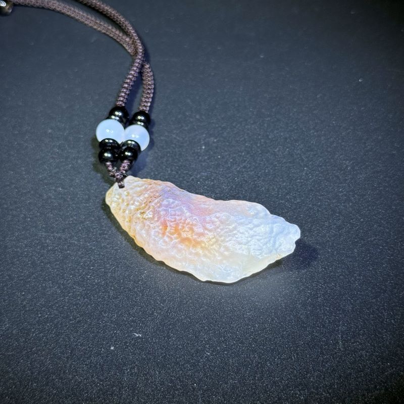 Himalayas Natural Enhydro Agate Rare Stone Pendant