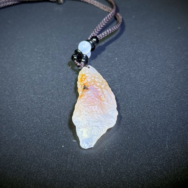 Himalayas Natural Enhydro Agate Rare Stone Pendant