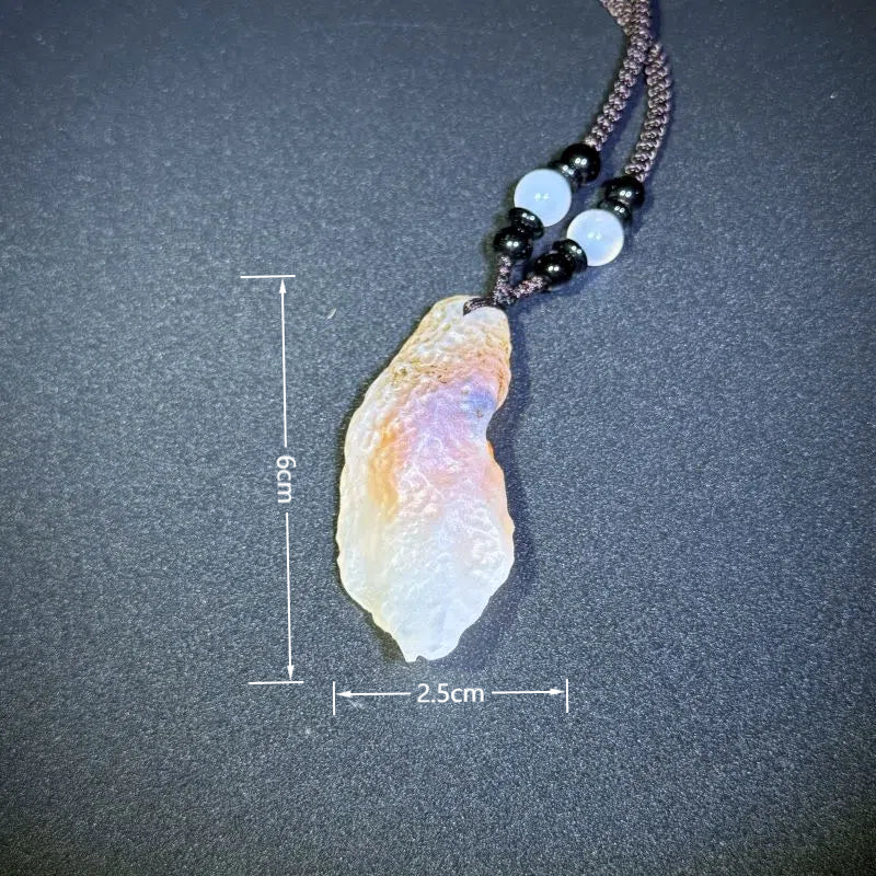 Himalayas Natural Enhydro Agate Rare Stone Pendant