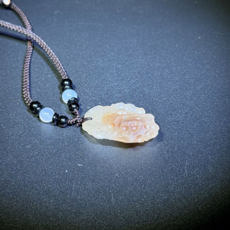 Himalayas Natural Crystal Agate Rare Stone Pendant