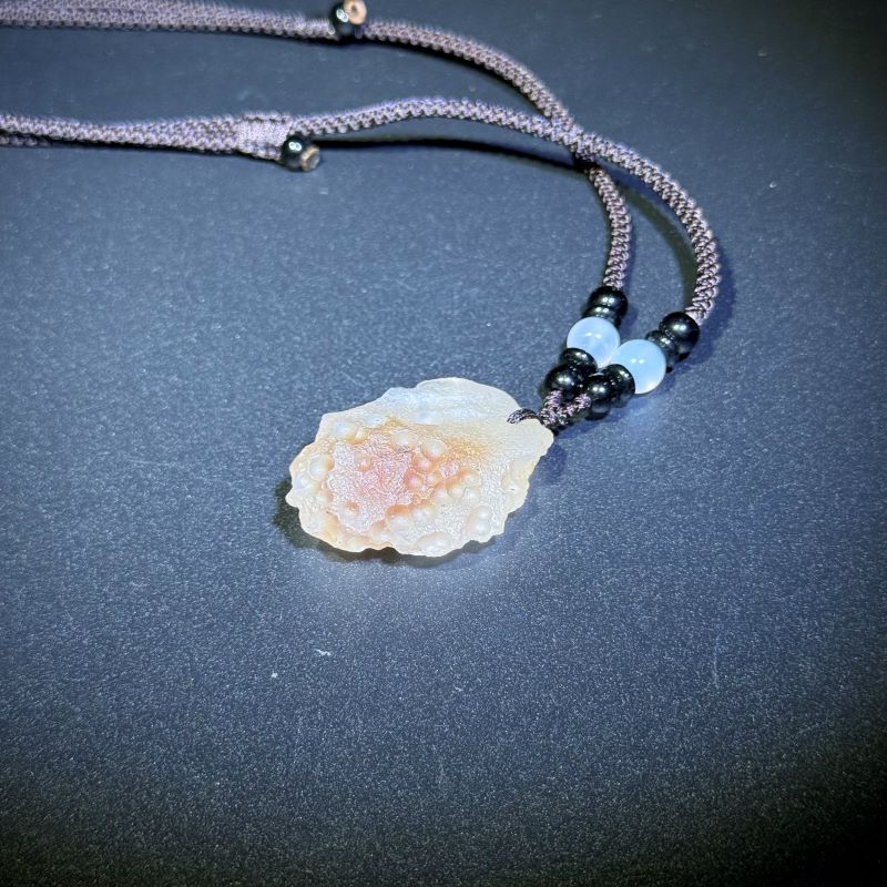 Himalayas Natural Crystal Agate Rare Stone Pendant