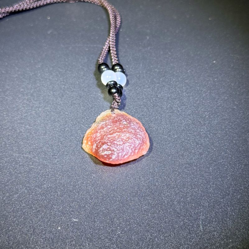 Himalayas Natural Shadow Agate Rare Stone Pendant