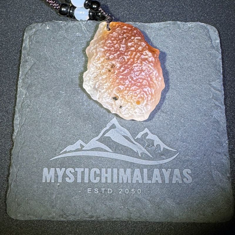 Himalayas Natural Skunk Agate Rare Stone Pendant