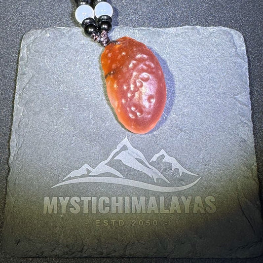 Himalayas Natural Orbicular Agate Rare Stone Pendant