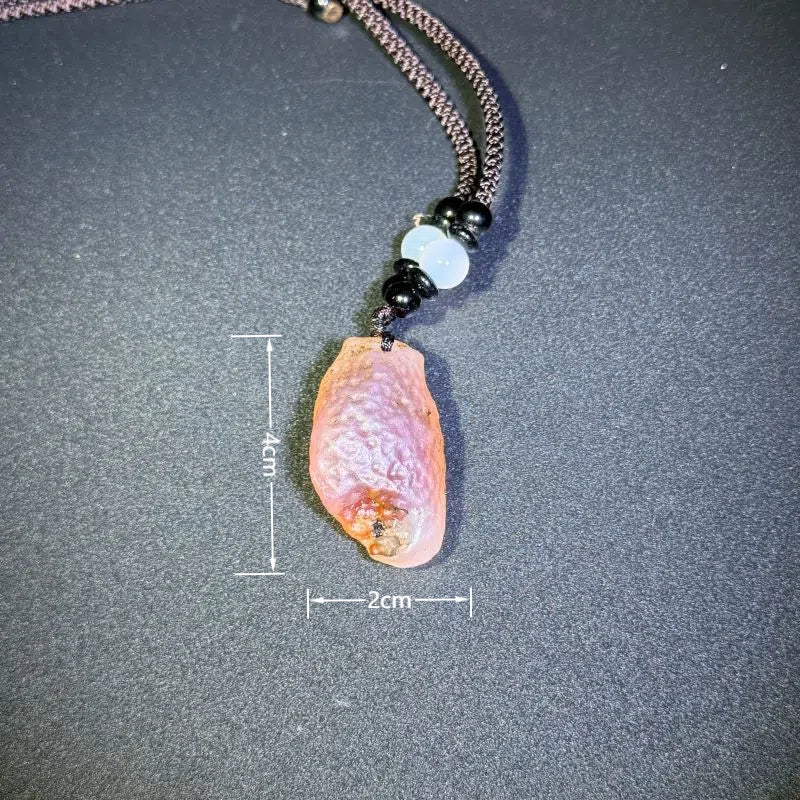 Himalayas Natural Fairyland Agate Rare Stone Pendant