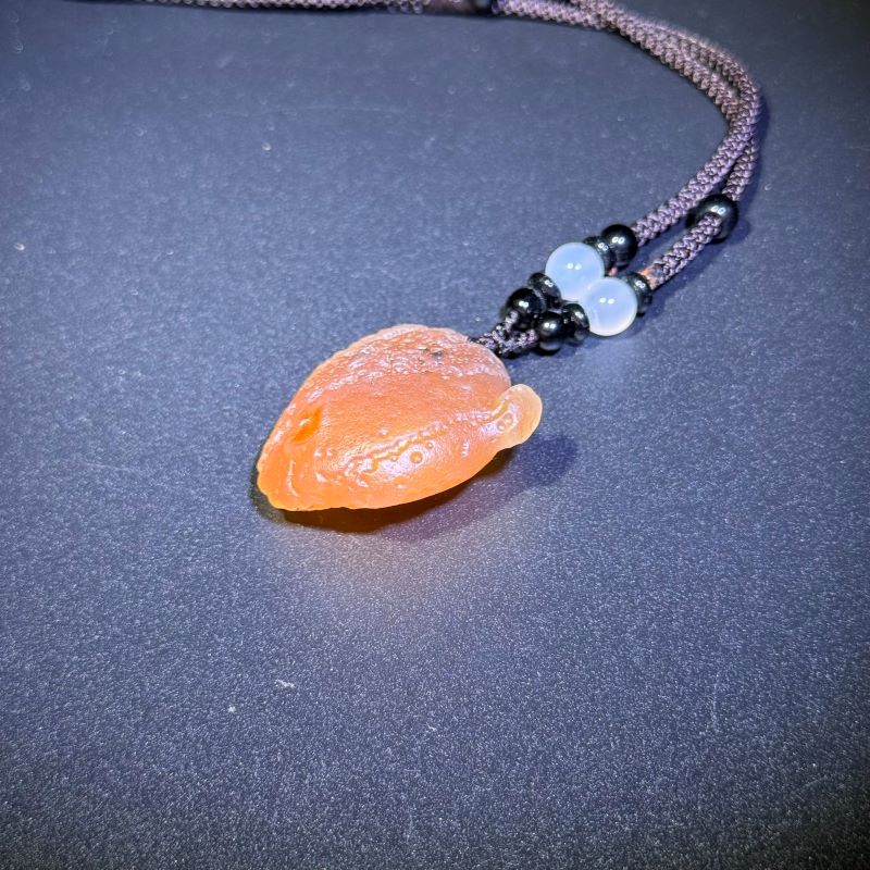 Himalayas Natural Desert Bloom Agate Rare Stone Pendant