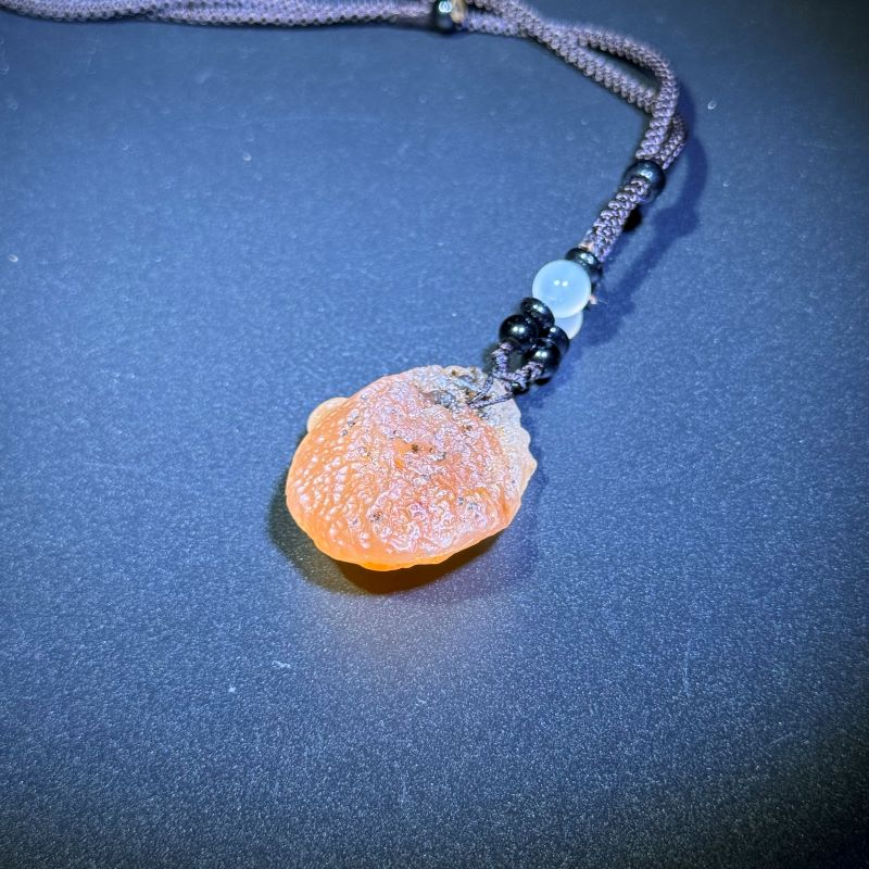 Himalayas Natural Desert Bloom Agate Rare Stone Pendant