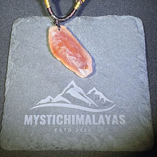 Himalayas Natural Candy Stripe Agate Rare Stone Pendant